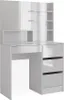 Coiffeuse Vicco Sherry Blanc 80cm avec miroir, Model 41295 Voir les images du produit 1