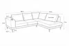Garten-Ecksofa Volaro S 268x202 cm – Wetterfestes Outdoor & Produktbild-Vorschau 2