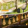 SALCAR 5M Solar Lichterkette Außen Vintage Hanfseil 10 Produktbild-Vorschau 7