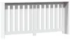 vidaXL Habillage de radiateur Blanc 175x20x82 cm Bois Voir les images du produit 4