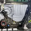 The interior of a car door with soundproofing material and wiring visible. Produktbild-Vorschau