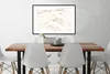 MuchoWow® Gerahmtes Poster Marmor - Limette - Gold - Luxus Produktbild-Vorschau 3