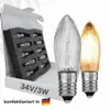 10x Stück E10 34V/3W Ersatzlampe für Schwibbogen, Produktbild-Vorschau 1