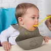 2-er Pack Baby Silikon Lätzchen mit Auffangschale Silver Produktbild-Vorschau 4