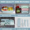 Bugucat Lunch Box Deti Bento Box Lunchbox Nepriepustný Náhľad obrázku produktu 5