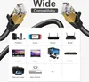 VERCO 50m kabel sieciowy CAT 7 kabel krosowy okrągły kabel Podgląd zdjęcia produktu 4