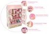 Großes Puppenhaus Set aus Holz für Mädchen | Große Kinder Produktbild-Vorschau 2