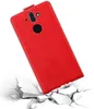 Cadorabo Hülle für Nokia 8 Sirocco Schutz Hülle in Rot Flip Produktbild-Vorschau 5