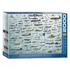 Eurographics Puzzle Avions militaires, 2000 pièces, 67.6 x Voir les images du produit 1