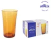 Duralex Set Mit 6 Hohen Gläsern Amber Lys 280ml Gelb  Gelb Produktbild-Vorschau 2