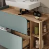 Waschbeckenunterschrank Vicco Karen Sonoma/Blau 100 x 65 cm Produktbild-Vorschau 4
