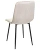 BELIANI Esszimmerstühle 4er Set Beige aus Samtstoff mit Produktbild-Vorschau 6
