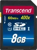 Transcend SDHC 8GB Class 10 UHS-I 400x Premium Voir les images du produit 5