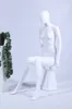 Frau FC-66W weibliche sitzende Schaufensterpuppe weiß matt  Produktbild-Vorschau 7