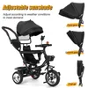 tricycle 4 en 1 pour bébé Tricycle pour enfant guidon vélo Voir les images du produit 2