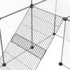 A close-up view of a wire cage structure, likely for small animals, with a slanted shelf. Produktbild-Vorschau