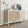 Flieks rattanowa komoda z drzwiczkami, kredens do salonu z Podgląd zdjęcia produktu 2