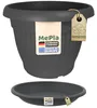 MePla - Set - Kübel Campana Ripp ø 60 + US ø 49 cm Produktbild-Vorschau 1