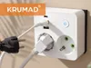 KRUMAD stekkeradapter 5-in-1 met USB en USB-C, Productafbeelding-voorbeeld 2