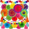 Décoration de fête mexicaine 41 pièces Multicolore Voir les images du produit 1