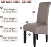 Esszimmer Stretch Stuhlbezüge XL Elastische Stuhlhussen Mit Produktbild-Vorschau 4
