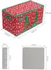 Relaxdays kerstbal opbergbox, voor 128 ballen, afmetingen Productafbeelding-voorbeeld 4