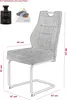 A sketch of a chair with dimensions and a weight limit illustration. Anteprima dell’immagine prodotto