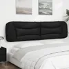 vidaXL Coussin de tête de lit "Hvar" noir 200 cm similicuir Voir les images du produit 4