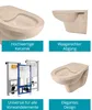 Calmwaters® Spülrandloses Hänge WC in Beige-Bahamabeige, Produktbild-Vorschau 3