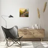 Wanduhr - Quadrat - Glasuhr - Garten Blumen Sommer - Produktbild-Vorschau 6