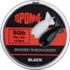 A spool of fishing line with product information and two lure-like objects. Produktbild-Vorschau
