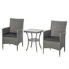 Outsunny 3-tlg. Balkonmöbel Set Sitzgruppe Rattan Gartenset Produktbild-Vorschau 1