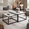 Couchtisch 2in1 YOSHI GLASS mit schwarzem und weißem Produktbild-Vorschau 3