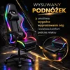 Fotel gamingowy COYOTE LED, ergonomiczny fotel biurowy, Podgląd zdjęcia produktu 5