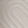 Volero - Runder Teppich Wohnzimmer - Charm Curves Weiß - Ø Produktbild-Vorschau 6