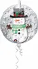 Ballon im Ballon Schneemann Snowman Insider 60 cm Produktbild-Vorschau 1