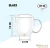 Wilmax Doppelwandiger Glasbecher 250 ml 2er Set Produktbild-Vorschau 5