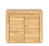 Kommode Kernbuche 90 cm Massivholz-Front 2-türig Sideboard Produktbild-Vorschau 2