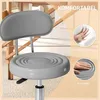 HOMCOM Rollhocker höhenverstellbar Drehhocker Drehbar Salon Produktbild-Vorschau 4