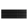 Panel Tapicerowany Prostokąt 60cm x 20cm Czarny MAGIC Podgląd zdjęcia produktu 4