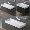 doporro Lavabo da Appoggio Bagno Sospeso Lavandino Anteprima dell’immagine prodotto 4