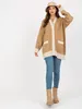 Rue Paris Strickjacke für Frauen Brenet kamel Universal Produktbild-Vorschau 4