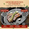 KRUSTENZAUBER Gusseisenpfanne Induktion 32cm Doppelgriff - Produktbild-Vorschau 4