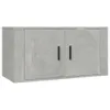 vidaXL TV-Wandschrank Betongrau 80x34,5x40 cm Produktbild-Vorschau 1