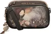 A close-up studio shot of a small handbag with a detailed illustration. Anteprima dell’immagine prodotto