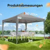 Quictent Pavillon 3x3 Faltpavillon mit 4 Seitenteilen, Produktbild-Vorschau 3