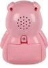 The back of a pink pig-shaped electronic device, likely a toy or gadget, is shown against a white background. It features a speaker grille, a screw, and a battery compartment cover. Podgląd zdjęcia produktu