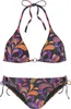 VIVANCE Triangel-Bikini schwarz bedruckt Größe 40 Cup A/B Produktbild-Vorschau 1