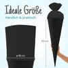 itenga Bastelschultüte 70cm mit Filzverschluss SCHWARZ Produktbild-Vorschau 5