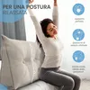 Cuscino per schienale ELONEO largo 140 cm, cuscino a cuneo Anteprima dell’immagine prodotto 6